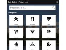 Tablet Screenshot of guiagoiania.com